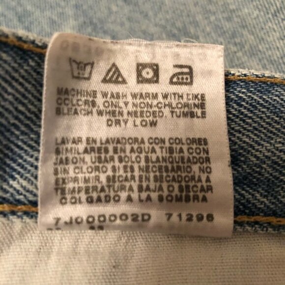 Lee Jeans Blue Denim Relaxed Fit Straight Leg Light Distressed Men's W 36 L 32 - Picture 11 of 12